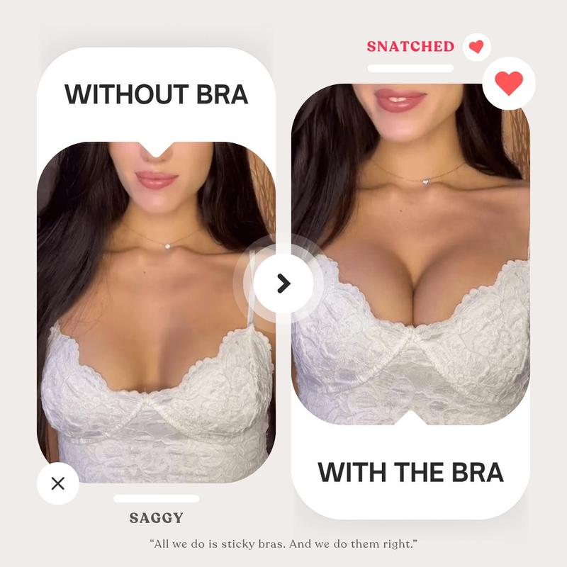 Viral Push-Up Sticky Bra